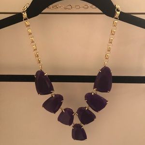 Kendra Scott Harlow Statement Necklace In Purple